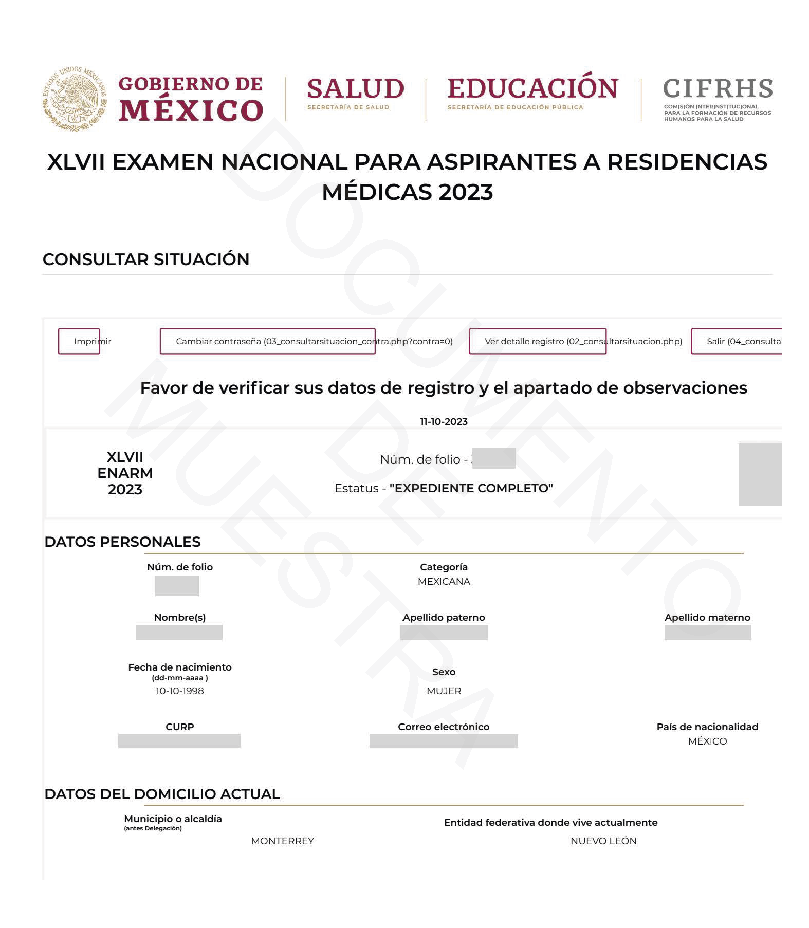 Posgrado de Medicina UANL Convocatoria para Especialidades Médicas 2024